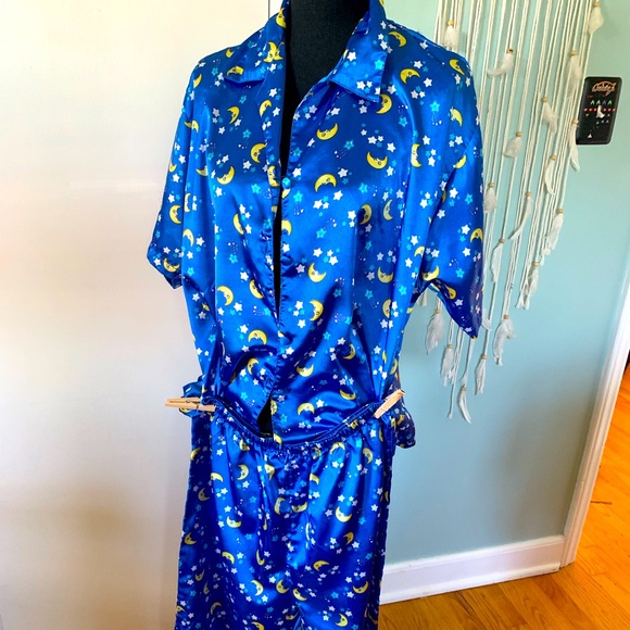 Vintage Moon & Stars Pajama Set - Picture 1 of 6